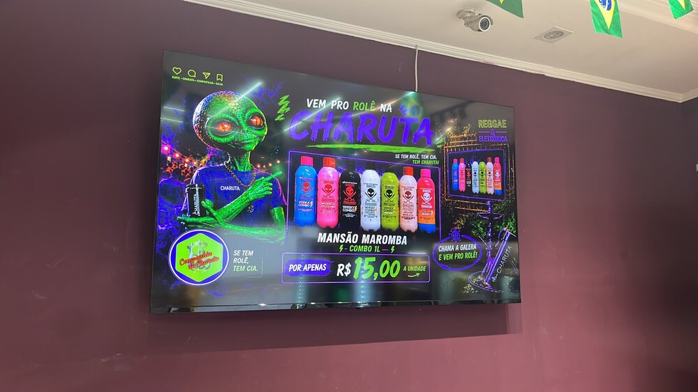 TV VitraFlix no estabelecimento